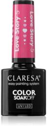 Claresa SoakOff UV/LED Color Love Story lac de unghii sub forma de gel culoare 5 5 g