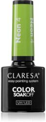 Claresa SoakOff UV/LED Color Neon géles körömlakk árnyalat 4 5 g