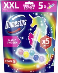 Domestos Power5 WC frissítő blokk, Magic Unicorn 5 × 50 g