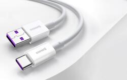 Baseus Cablu de Date Baseus USB A Superior Alb