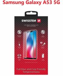 SWISSTEN Full Glue Samsung A536 Galaxy A53 5G 3D üvegfólia - fekete (54501819)