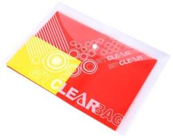 FlexOffice Irattartó tasak, A4, PP, patentos, 180 mikron, FLEXOFFICE "FO-CBF05", áttetsző (FOCBF05) - primatinta