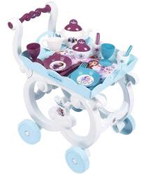 Smoby Carucior servire ceai Smoby Frozen 2 XL cu 17 accesorii Bucatarie copii