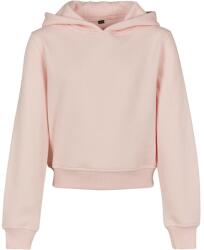 Build Your Brand Hanorac crop top cu glugă pentru fete - Roz | 146-152 cm (BY113-1000285423)