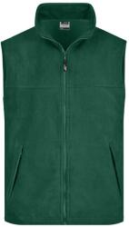 James & Nicholson (Daiber) Vesta fleece de bărbați JN045 - Închisă verde | XXL (1-JN045-40161)