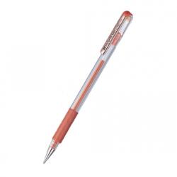 Pentel Ролер Pentel Hybrid METAL K118M Bronze, дебелина на писане 0.8mm, цвят на писане злато