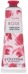 L'Occitane Rose Hand Cream hidratáló kézkrém 30 ml nőknek