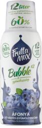 Fruttamax Bubble¹2 áfonya ízű vegyes gyümölcsszörp cukorral és édesítőszerekkel 500 ml