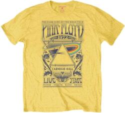 Pink Floyd Ing Carnegie Hall Poster Unisex Yellow 2XL (PFTEE78MY05)