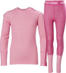 Helly Hansen Juniors' LIFA® Merino Midweight Base Layer Set Sugar Pink 152/12 Lenjerie de corp navigatie (49403_068-12)