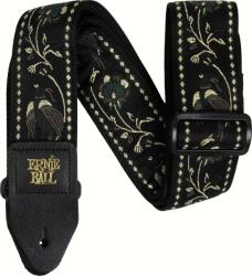 Ernie Ball Classic Jacquard Black Pleasant Pheasant Curea de chitară (P05372)