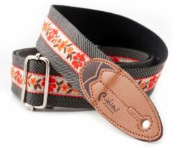 RightOnStraps Surf Textil gitár heveder Hawaii Black (ROADRUNNER-HAWAII-BLCK)