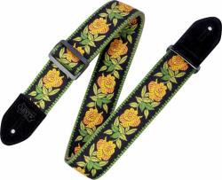 Levy's Cotton Floral Yellow Колан за китара (MC8JQ-004)