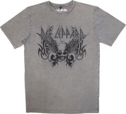 Def Leppard Tribal Skull Stone Wash Grey S Риза (<![CDATA[DEFLSTNW46MG01]]>)