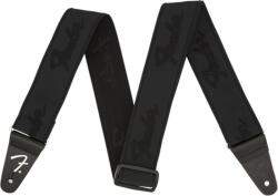 Fender Weighless Strap Running Logo Black Curea de chitară