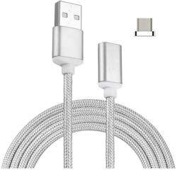  Mobilly mágneses fonott töltő- és adatkábel MicroUSB csatlakozóval (pci-282-3)