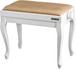 Bespeco SG 107 Дървена табуретка за пиано White (SG7WLVB)