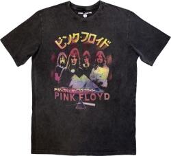 Pink Floyd Japan Poster Stone Wash Тениска с къс ръкав Charcoal Grey 2XL (PFSTNW197MC05)