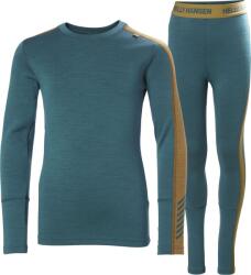 Helly Hansen Juniors' LIFA® Merino Midweight Base Layer Set Dark Creek 152/12 Lenjerie de corp navigatie (49403_453-12)