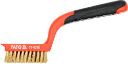 Yato Perie de sârmă cu mâner din plastic pe 5 rânduri, alamă (YT-6346) - efistore