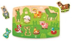 Hape Puzzle pe consiliu - fermieri (OLP1088E1408)