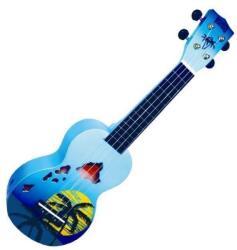 Mahalo Hawaii Hawaii Blue Burst Сопрано укулеле (<![CDATA[MD1HA-BUB]]>)