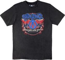 Aerosmith Rainbow Spade Stone Wash Charcoal Grey S Риза (AEROSTNW21MC01)