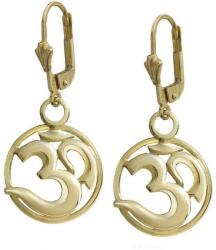  Om, Aum jel fülbevaló, védő arany ékszer