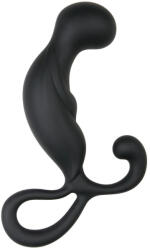 EasyToys - vibrator prostată - stimulare punctuală - silicon negru (8718627525234) Vibrator