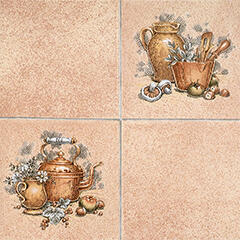 Gekkofix Öntapadós csempe fólia - tapéta - Agyagbarna csempe (45 cm szélesség) (55710)