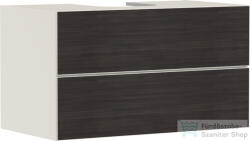 Hansgrohe XEVOLOS E 98x55 cm-es 2 fiókos fali szekrény pult nélkül, matt homok/sötét tölgy 54191730 (54191730)