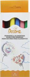 Decora Ehető filctollak 6db színes - Decora (1255001)