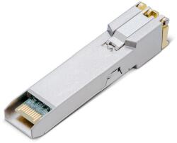 TP-Link 10GBASE-T RJ45 SFP+ Module SPEC: 10Gbps RJ45 Copper Transceiver, Plug and Play with SFP+ Slot, Support DDM (Temperature and Voltage), Up to 30 m Distance (Cat6a or above) (TL-SM5310-T)