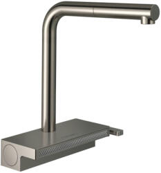 Hansgrohe Aquno Select M81, karos konyhai csaptelep 250, kihúzható kifolyó, 2jet, rozsdamentes acél megjelenés, HAN-73836800 (HAN-73836800)