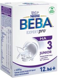 BEBA ExpertPro HA 3 Junior tejalapú anyatej-kiegészítő tápszer 12. hó+ 600 g