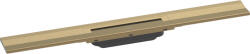 Hansgrohe RainDrain Flex, zuhanylefolyó felső készlet 800, rövidíthető, falra szerelhető, szálcsiszolt bronz, HAN-56051140 (HAN-56051140)