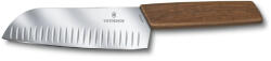 Victorinox Swiss Modern santoku kés, barázdált pengével (17 cm) diófa (6_9050_17KG)