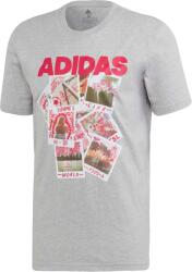 Adidas doodle photo Mens T-shirt Rövid ujjú póló fn1719 Méret M