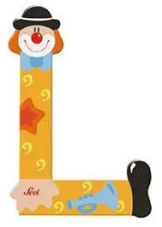  Sevi Fa betű bohócos - L narancssárga - babyshopkaposvar