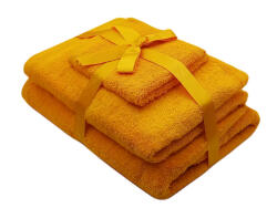 Somnart Set prosoape 3 piese 500 gsm (fata, maini, corp) Galben, SomnART (SET.3PROS.500G.GALBEN) Prosop