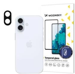 Wozinsky 9H edzett védőüveg kamerára Apple iPhone 16 Plus telefonhoz - Fekete KP34943