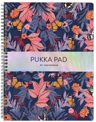 Pukka Pad Spirálfüzet, A4+, vonalas, 80 lap, PUKKA PAD "Jotta Bloom", vegyes minta (PUP9497) - tonerprint