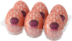 TENGA Egg Cone Stronger - tojás maszturbátor (6db) (50044890000) - padlizsan