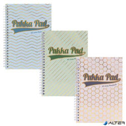 Pukka Pad Spirálfüzet, A5, vonalas, 100 lap, PUKKA PAD "Haze Jotta", vegyes szín (9868(AST)-HZE) - alter