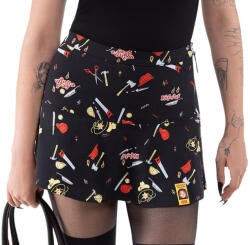 KILLSTAR Fuste femei KILLSTAR x CHUCKY - It's Time To Play - Negru - KSRA011067