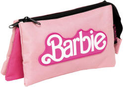 Barbie Pink 3 rekeszes tolltartó 21 cm