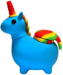 Black Sheep Bong silicon Unicorn Rasta blue 12cm