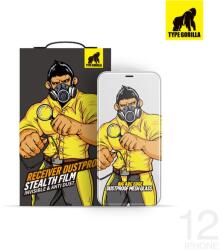 Type Gorilla Apple iPhone 15 Pro TG ESD Receiver Dustproof 2.5D Full Üvegfólia - Fekete