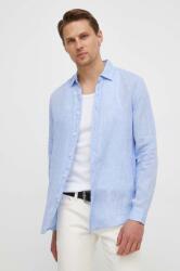 Benetton len ing galléros, regular - kék L
