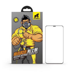 Type Gorilla Apple iPhone X/XS/11 Pro TG Receiver Dustproof 2.5D Silk Full Üvegfólia - Fekete